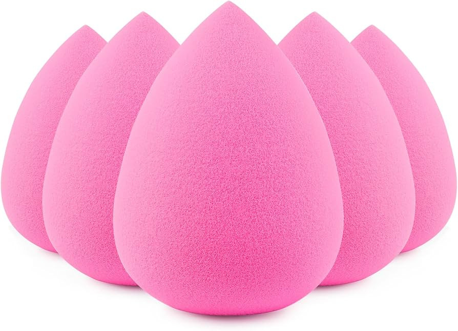 BEAKEY 5 Pcs Makeup Sponge Set, Paw Paw Sponge, Foundation Cosmetic Blending Latex Free Beauty Sp... | Amazon (US)