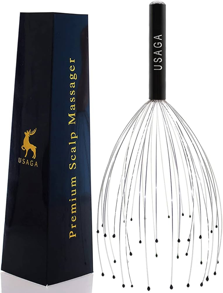 USAGA 36 Fingers Head Massager Scalp Massager Head Scratcher, Stocking Stuffers Gift for Scalp Bo... | Amazon (US)
