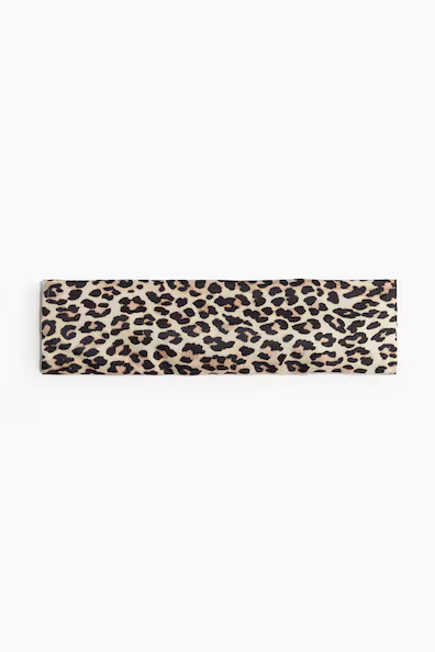 H & M - Patterned Headband - Beige | H&M (US + CA)