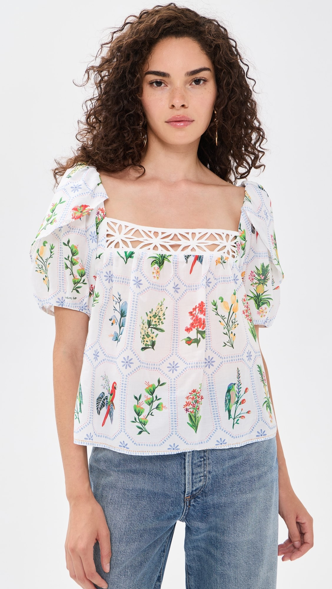 FARM Rio Tropical Porcelain Blouse | Shopbop | Shopbop