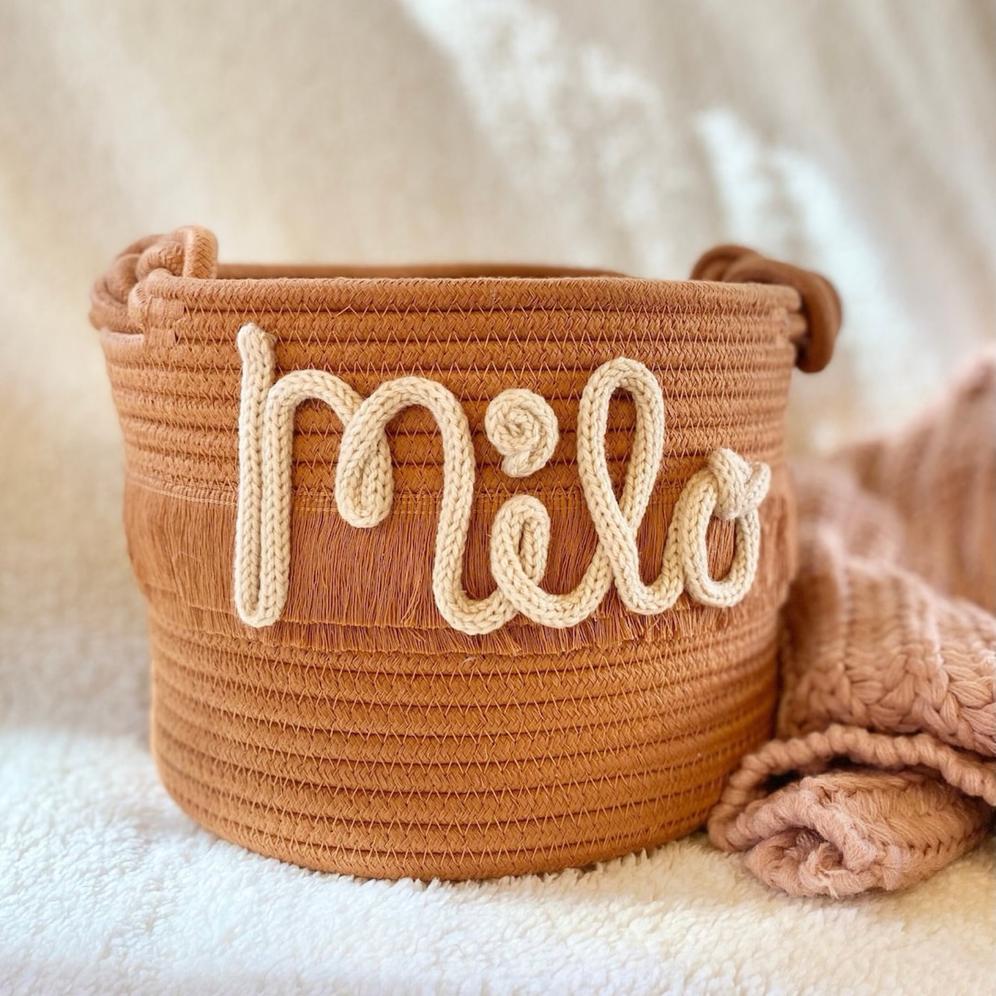 Dog basket, toy basket, pet toy basket, pet essentials, pet storage, customized toy basket 