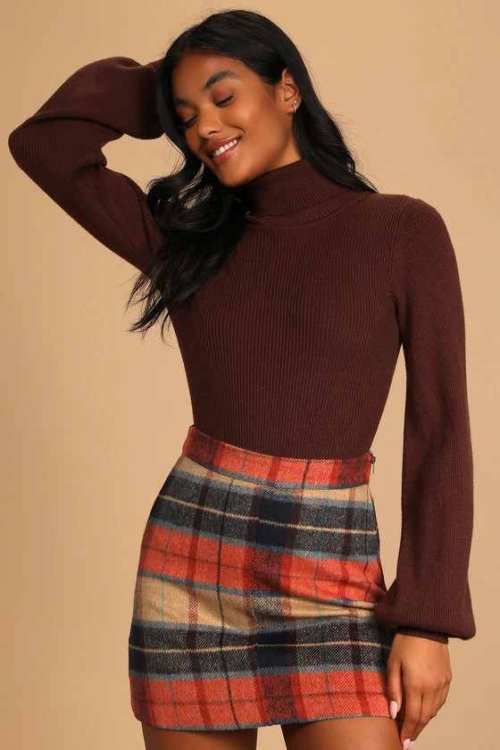 Mad for Plaid Beige Plaid Mini Skirt | Lulus (US)