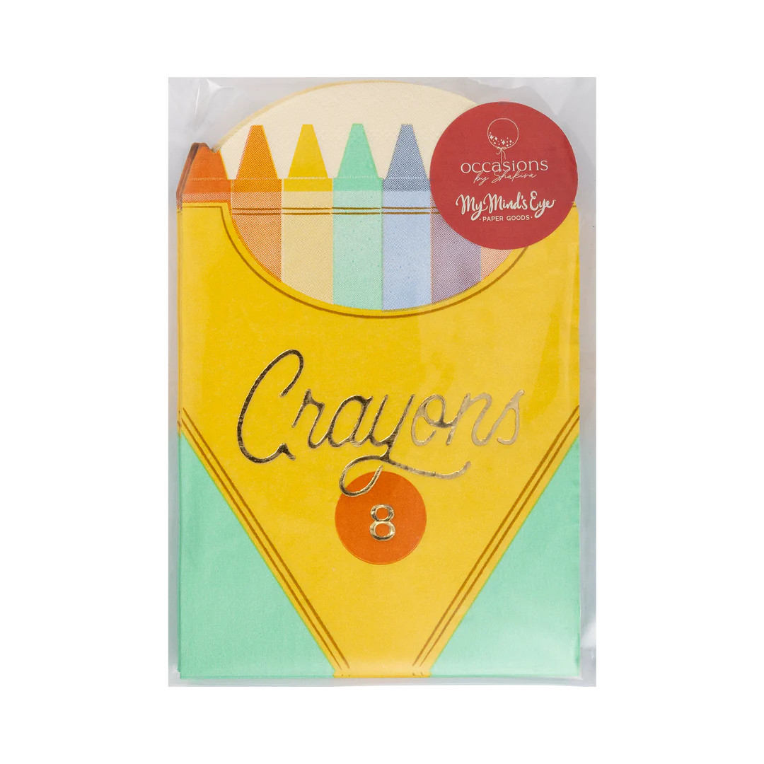 Occasions By Shakira - Crayon Box Paper Napkin | My Mind's Eye