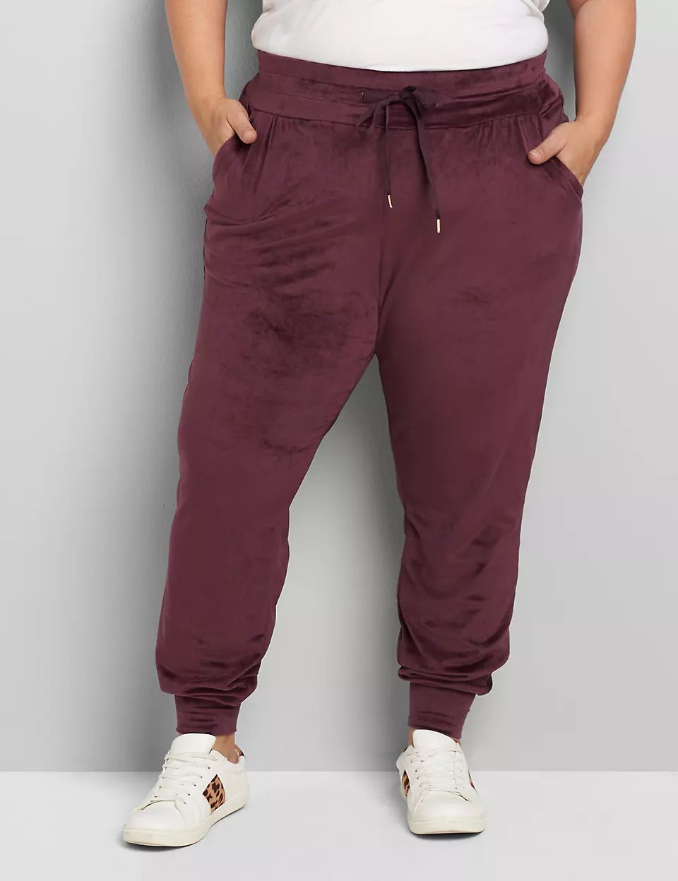 LIVI Metro Jogger - Velour | Lane Bryant (US)