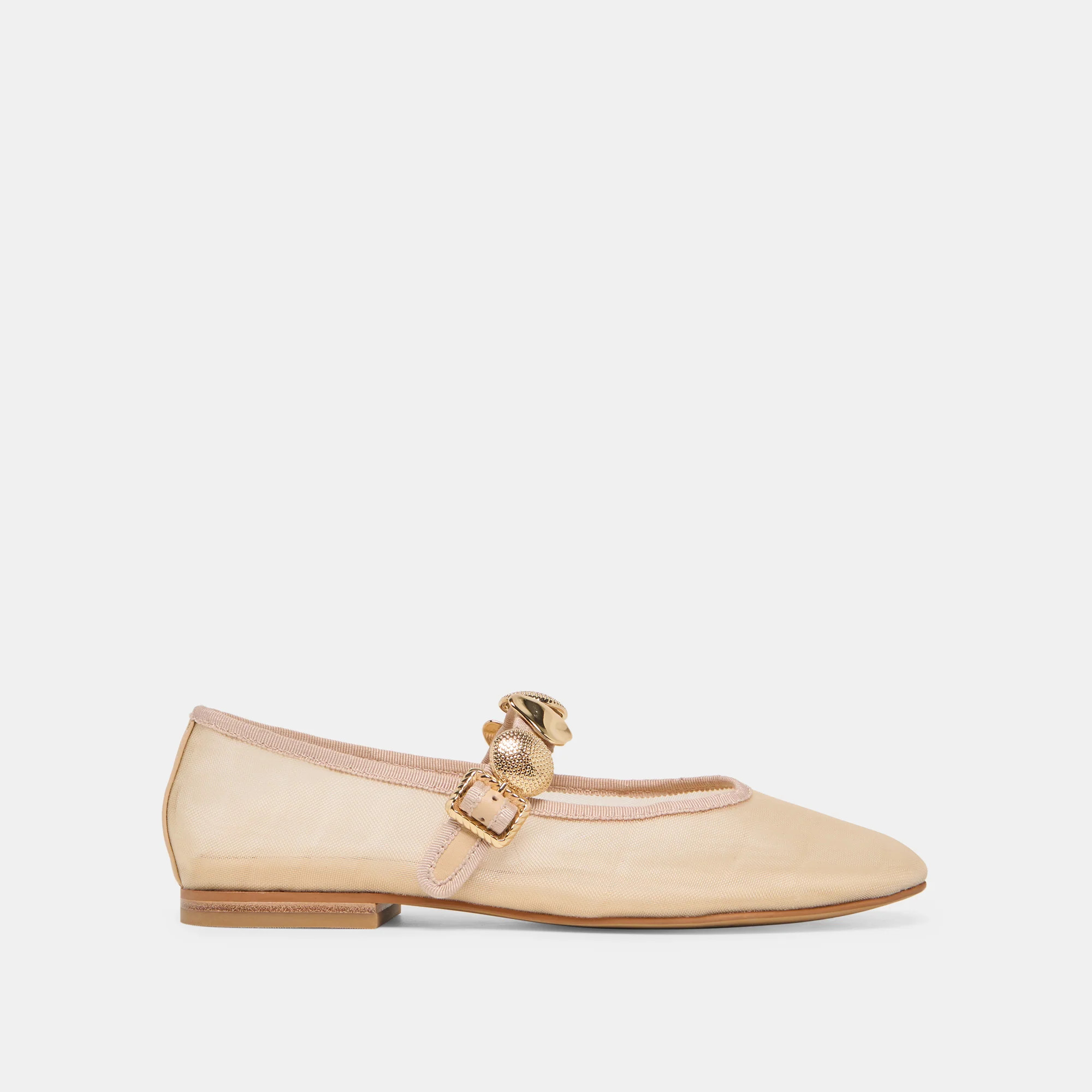 Relan Mesh Ballet Flats French Vanilla Mesh | DolceVita.com