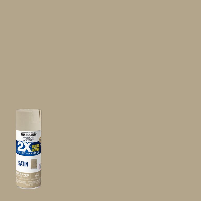 Fossil, Rust-Oleum American Accents 2X Ultra Cover Satin Spray Paint- 12 oz | Walmart (US)