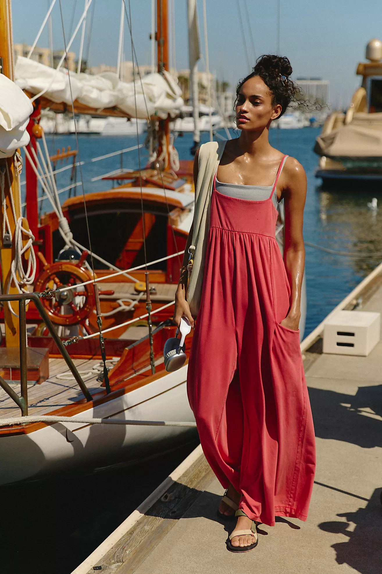 Hot Shot Strappy Onesie | Free People (Global - UK&FR Excluded)
