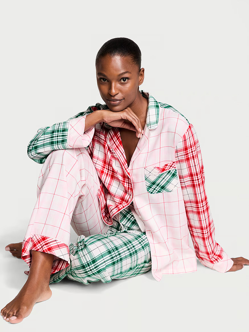 Buy Flannel Long Pajama Set - Order Pajamas Sets online 5000000360 - Victoria's Secret US | Victoria's Secret (US / CA )