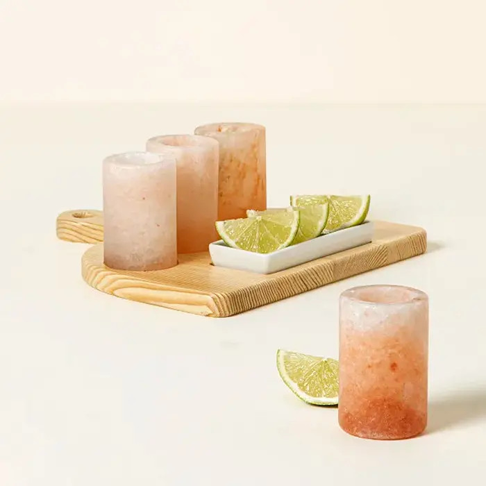 Uncommon Goods Himalayan Salt Tequila Glasses- Set of 4 by The Spice Lab | Nordstrom | Nordstrom