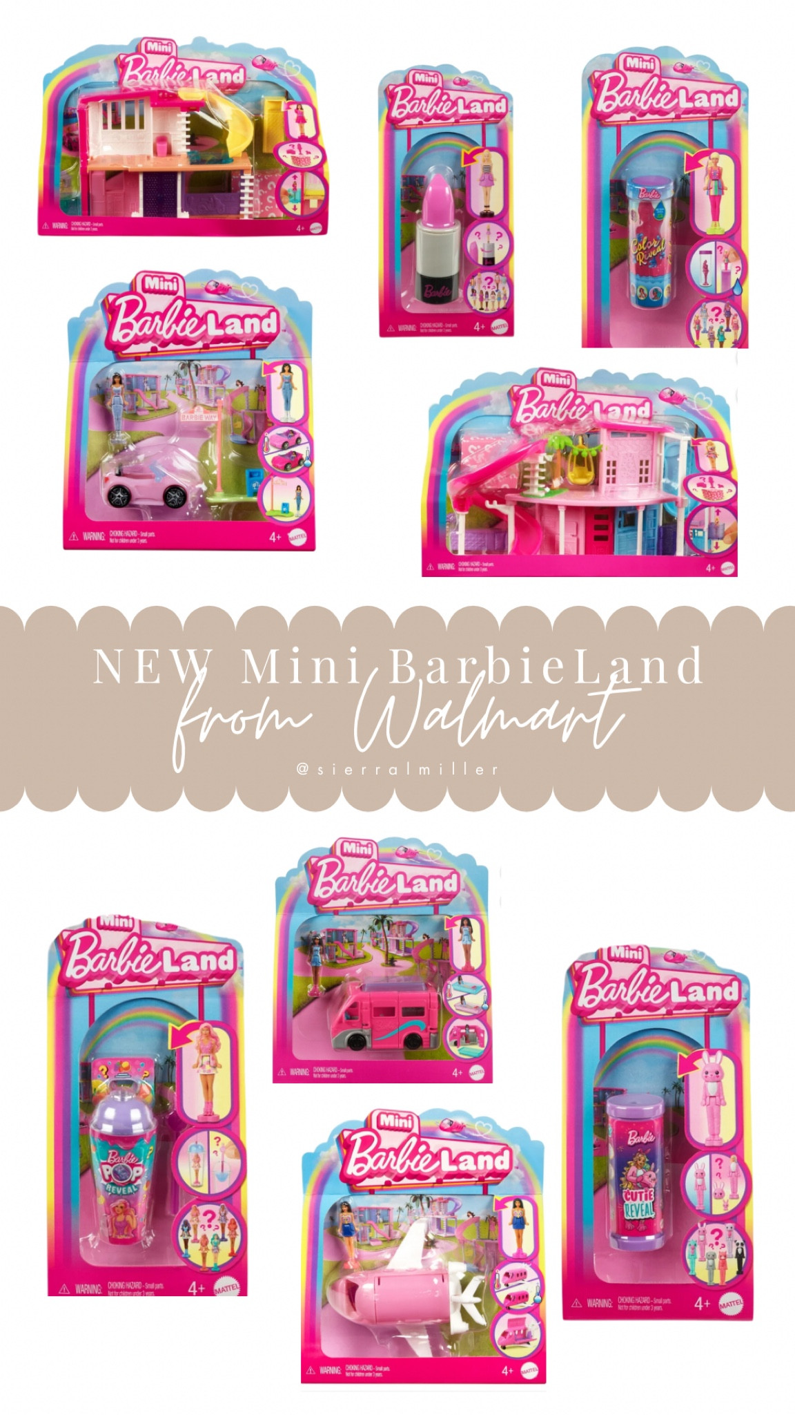 NEW Mini BarbieLand toys at Walmart!! My daughter can’t wait to get her hands on all of these! #WalmartPartner #WalmartFind 

#LTKKids