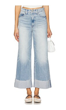 PISTOLA Lana Crop Wide Leg Jeans in Snowcat from Revolve.com | Revolve Clothing (Global)