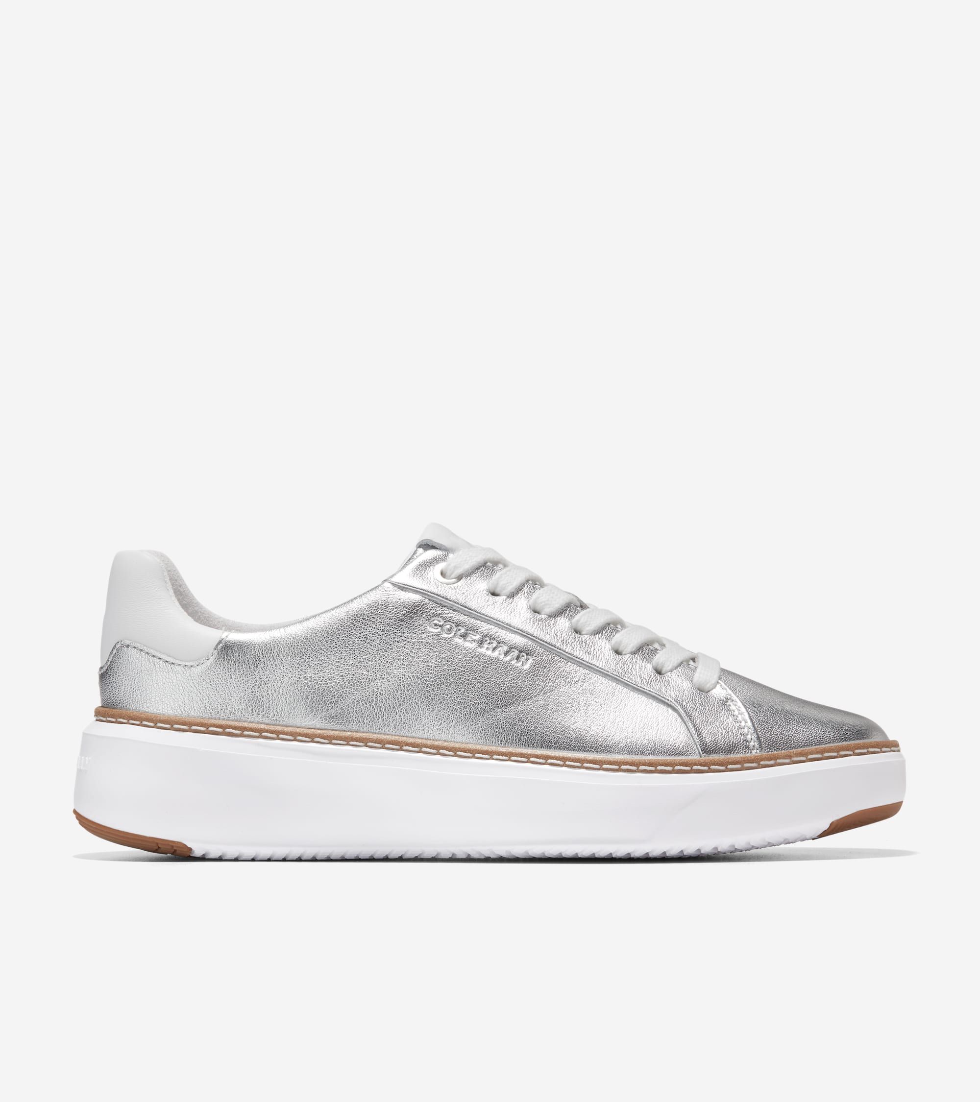 Women's GrandPrø Topspin Sneaker in Silver | Cole Haan | Cole Haan (US)