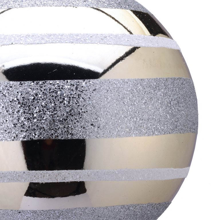 Jumbo Shatterproof Finial Christmas Ornament, Gold/Silver, 23", Holiday Time | Walmart (US)