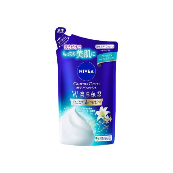 NIVEA Japan - Cream Care Body Wash British Royal Lily Scent Refill - 340ml | Stylevana