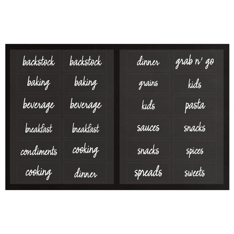 The Home Edit Clear Pantry Labels, Pack of 24 | Walmart (US)