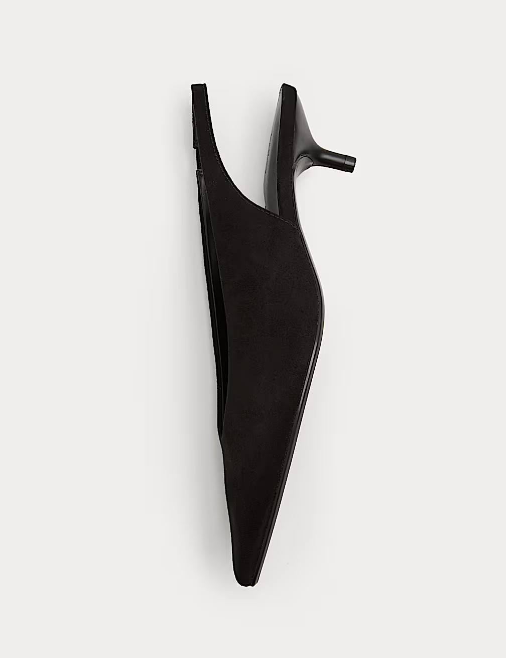 Kitten Heel Pointed Slingback Shoes | Marks and Spencer US