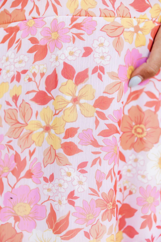 You're The Best Multi Floral Mini Dress | Pink Lily