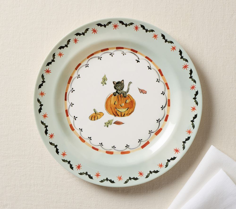 Riley Sheehey Halloween Melamine Charger | Pottery Barn Kids