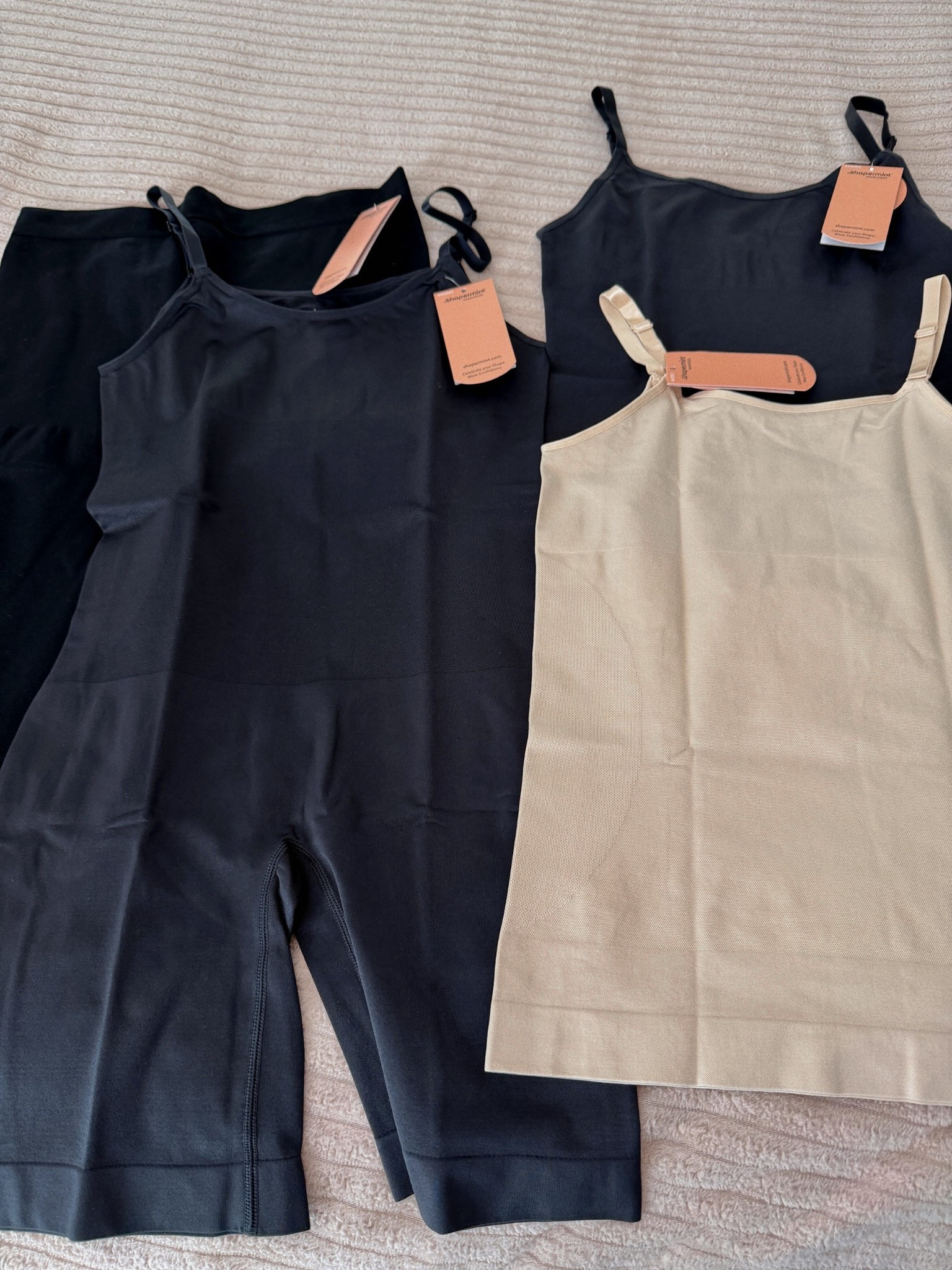 Okay but why is this @Shapermint  shapewear THIS good for the price?! 🤍 So smooth, so comfy, and actually flattering. I’ll be wearing this under all my spring dresses🙌🏼

#ad spanx shapewear affordable finds shapewear under dresses smoothing shorts cami layering basics spring outfits essentials


#LTKootd #LTKgrwm #LTKmomlife