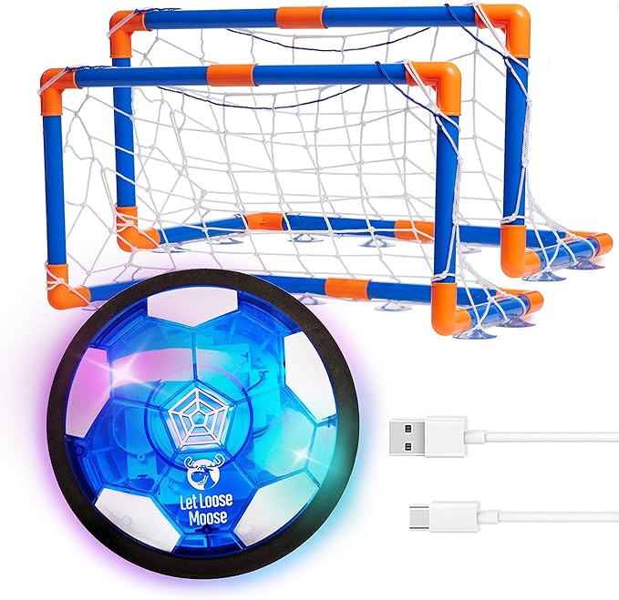 Let Loose Moose Hover Soccer Ball - Boys Birthday Gifts - Indoor Hoover Balls for Kids Age 6, 7, ... | Amazon (US)