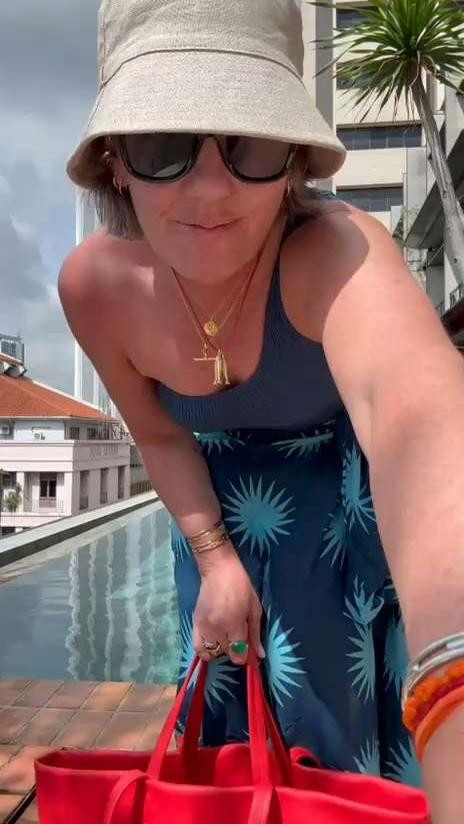 My Swimwear of the Day outfit in Kuala Lumpur! 
Swimsuit size 12

Blue Sarong Outfit, One Shoulder Swimsuit, Poolside Holiday Look, Tropical Wrap Skirt, Sandals, Resort Wear Style, Summer Pool Outfit, Beach Club Cover Up, Vacation Swimwear Inspo

#LTKuk #LTKsummer #LTKtravel