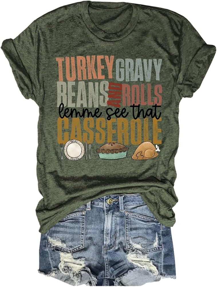 Fall T-Shirt for Women Family Halloween Thanksgiving Tops Cute Autumn Thankful Pumpkin Graphic Te... | Amazon (US)