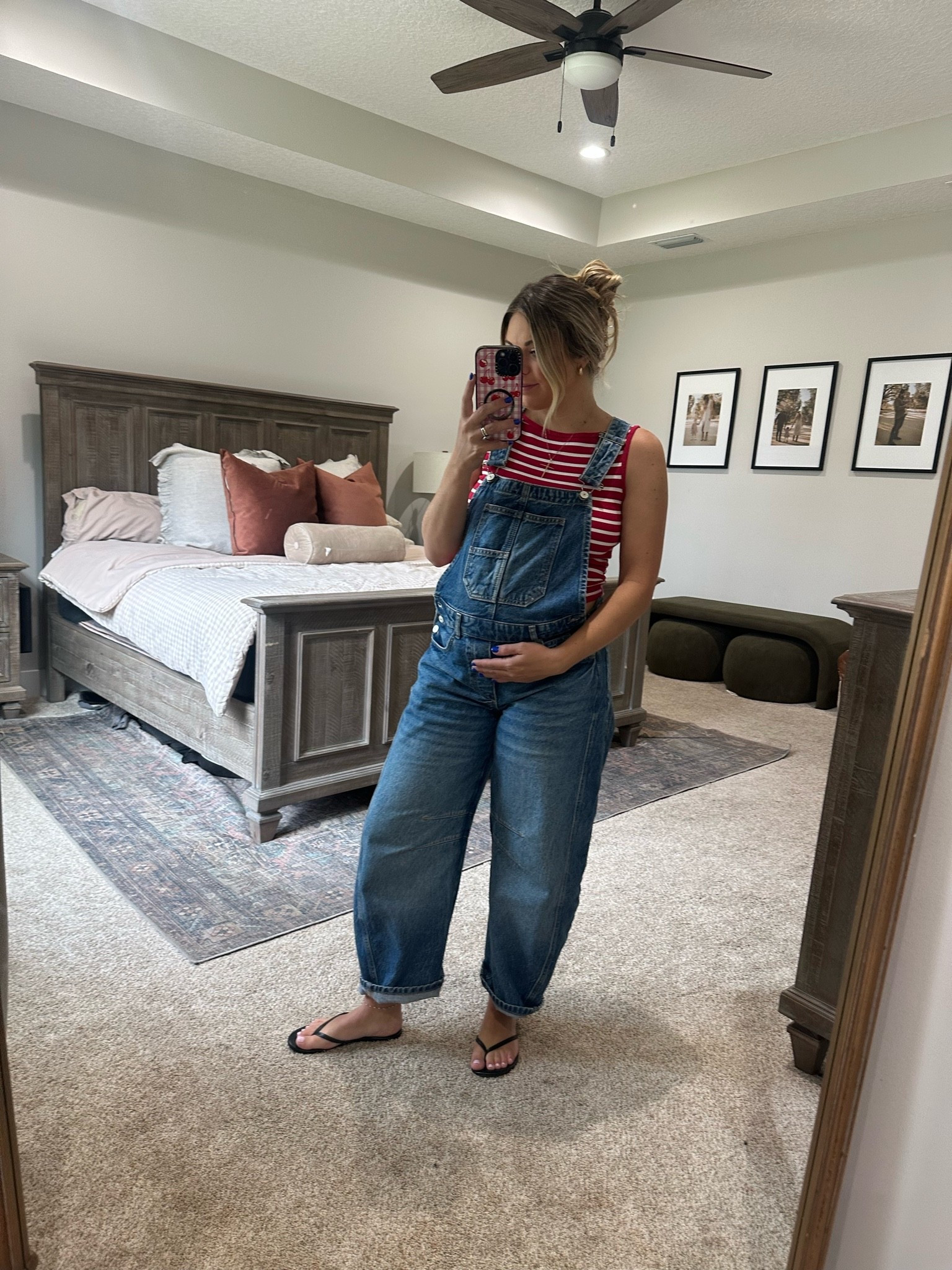 My favorite overalls 🤍

#LTKootd #LTKBump #LTKmomlife