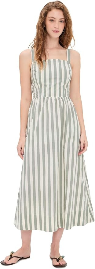 Marine Layer Women's Demi Poplin Midi Dress | Amazon (US)
