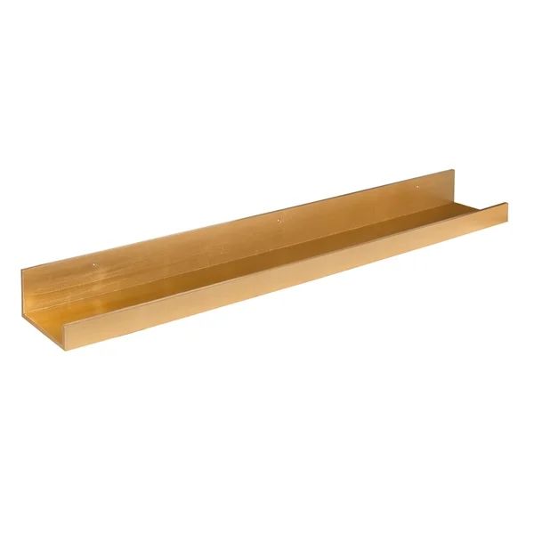 Levie Deep Wood Wall Shelf Picture Frame Ledge | Bed Bath & Beyond