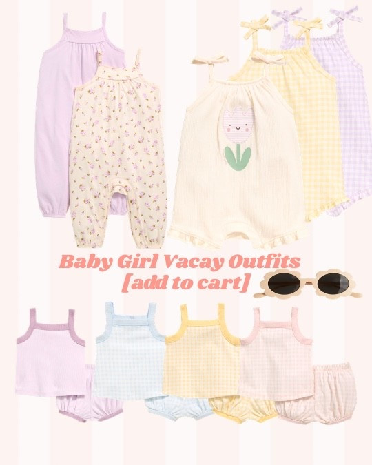 Baby girl Vacation outfits 🌸
Baby girl summer outfits, baby girl rompers 

#LTKSpringSale #LTKmomlife #LTKBaby