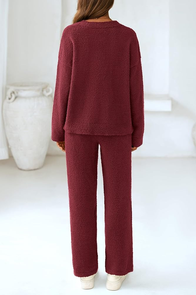 PRETTYGARDEN Lounge Sets for Women Two Piece Sweaters Pajama Set Fall Fashion 2025 Loungewear Out... | Amazon (CA)