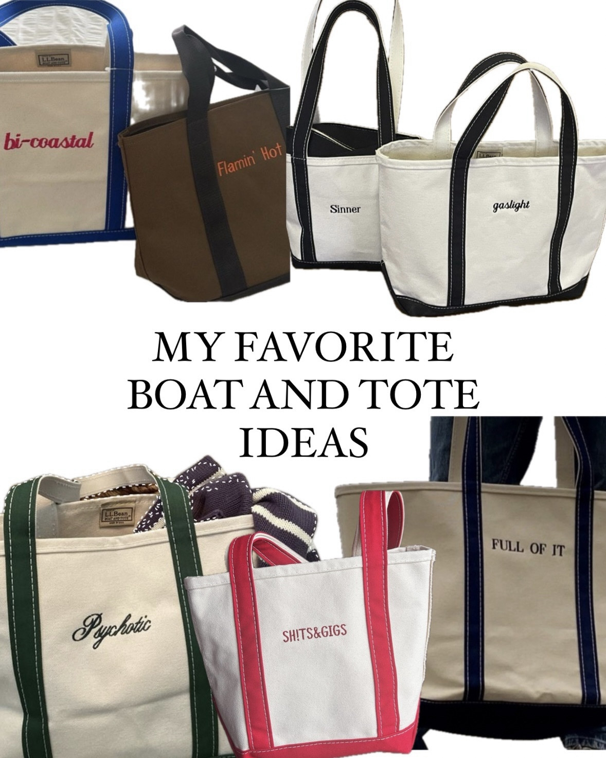 My Favorite L.L. Bean Boat and Tote Monogram Ideas

#LTKItBag #LTKGiftGuide #LTKFindsUnder50