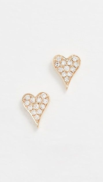 Mini Heart Studs | Shopbop