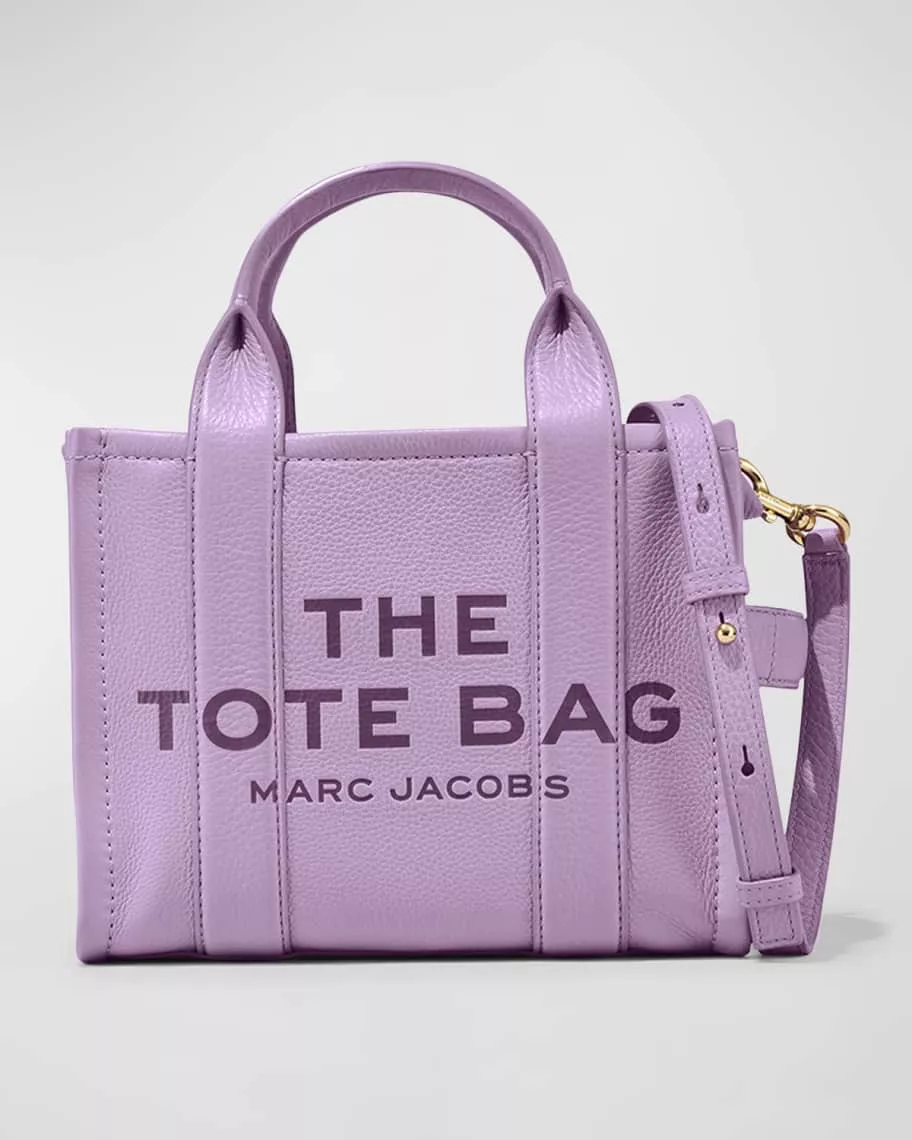 Marc Jacobs The Leather Mini Tote Bag in Pink