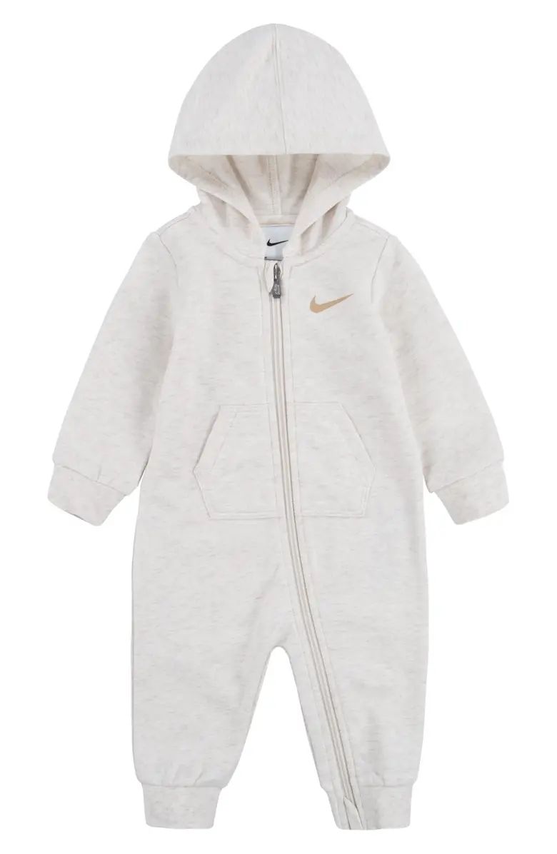 Nike Hooded French Terry Romper | Nordstrom | Nordstrom