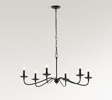 Lucca Iron Chandelier (38"-50") | Pottery Barn (US)