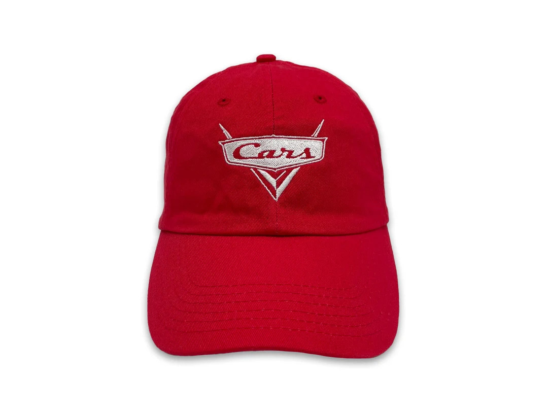 EMBROIDERED HAT - Disney Cars - 95 Lightning Mcqueen - Stitched Unstructured Baseball Hat Cartoon... | Etsy (US)