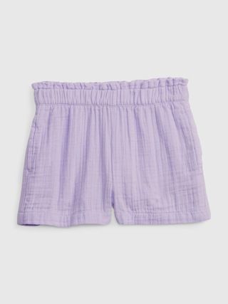 Toddler Crinkle Gauze Pull-On Shorts | Gap (US)