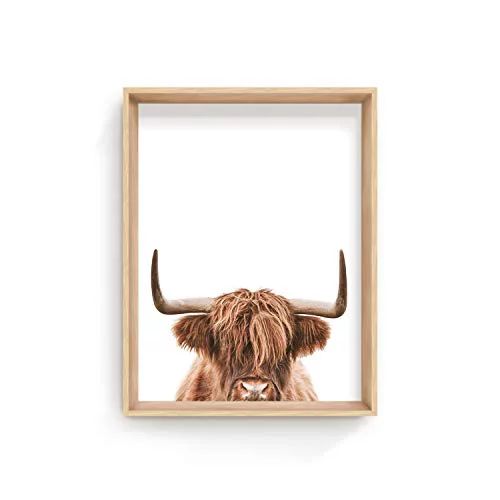 Haus and Hues Highland Cow Wall Art - Highland Cow Print and Bull Wall Art Cow Wall Decor Cow Pic... | Walmart (US)
