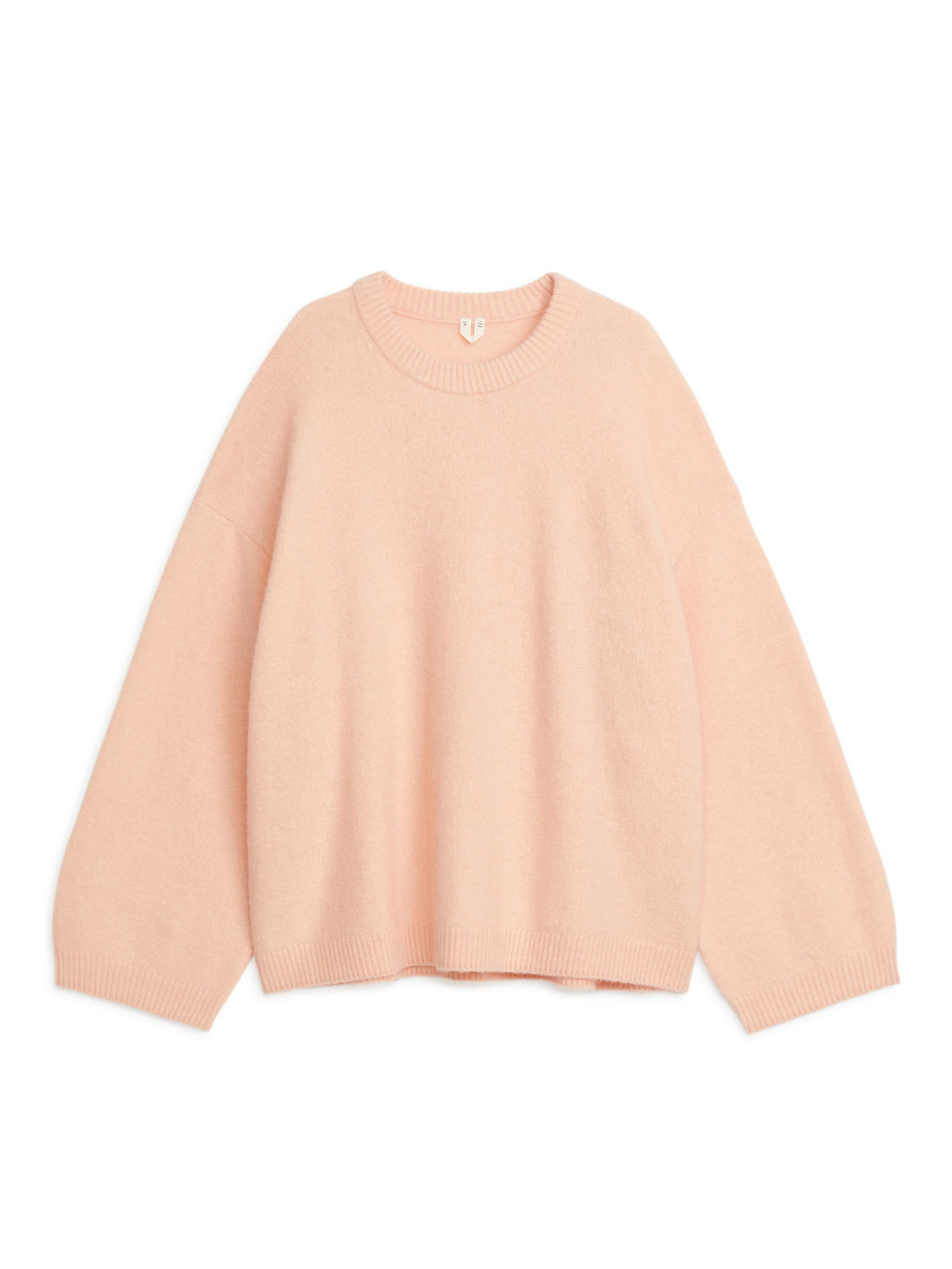 Alpaca-Wool Blend Jumper - Orange | ARKET (US&UK)