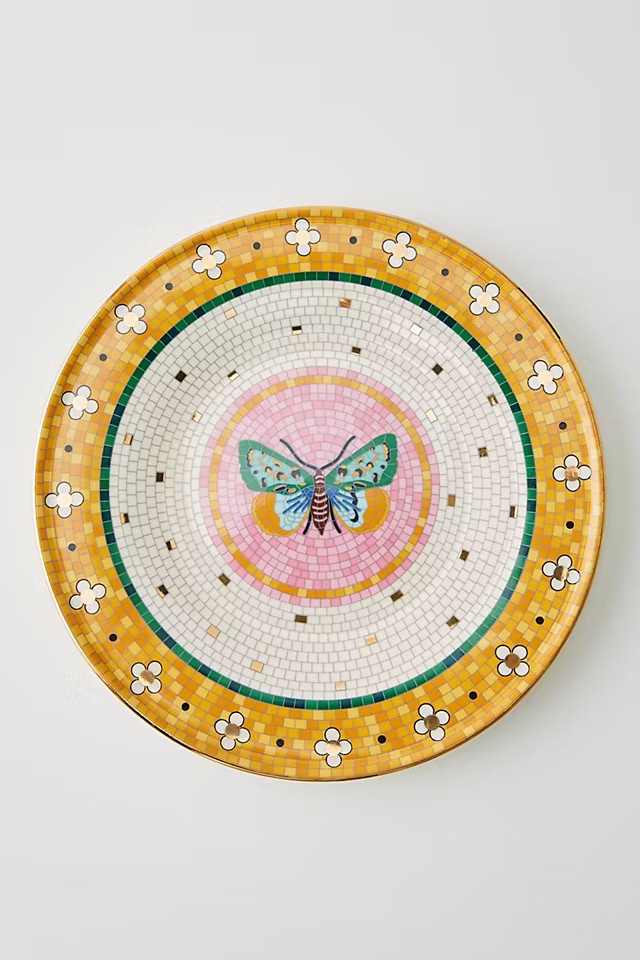 Garden Tile Dessert Plate | Anthropologie (US)
