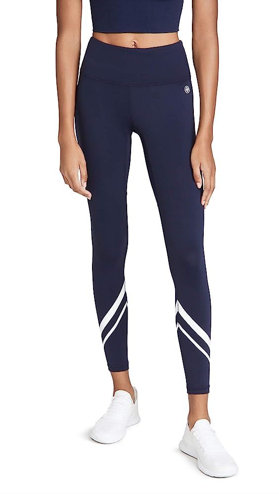 Tory Sport Women's High-Rise Weightless Chevron Leggings | Amazon (US)