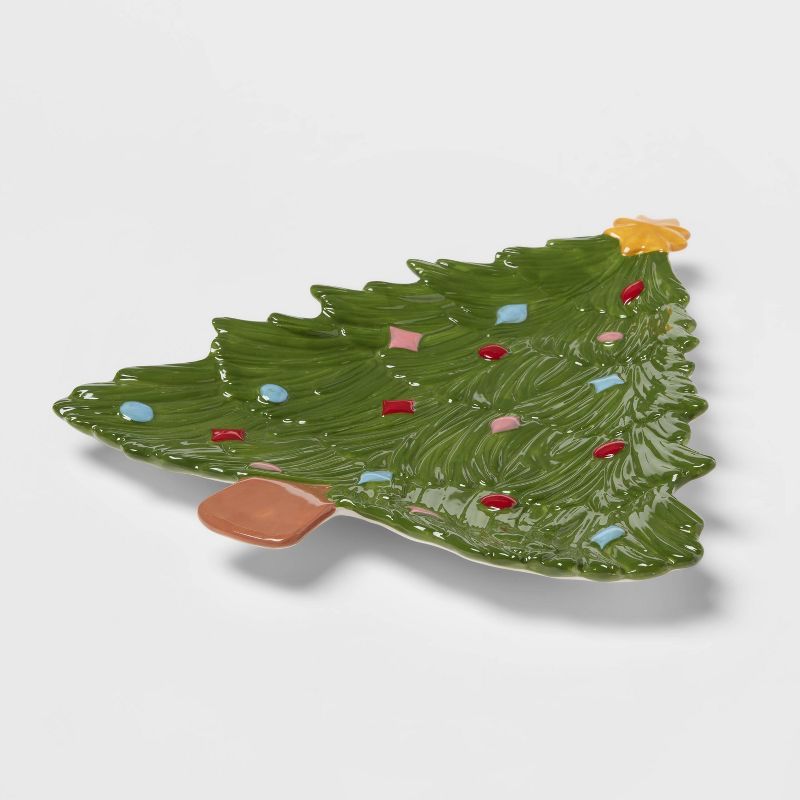 Earthenware Figural Tree Serving Platter - Threshold™ | Target
