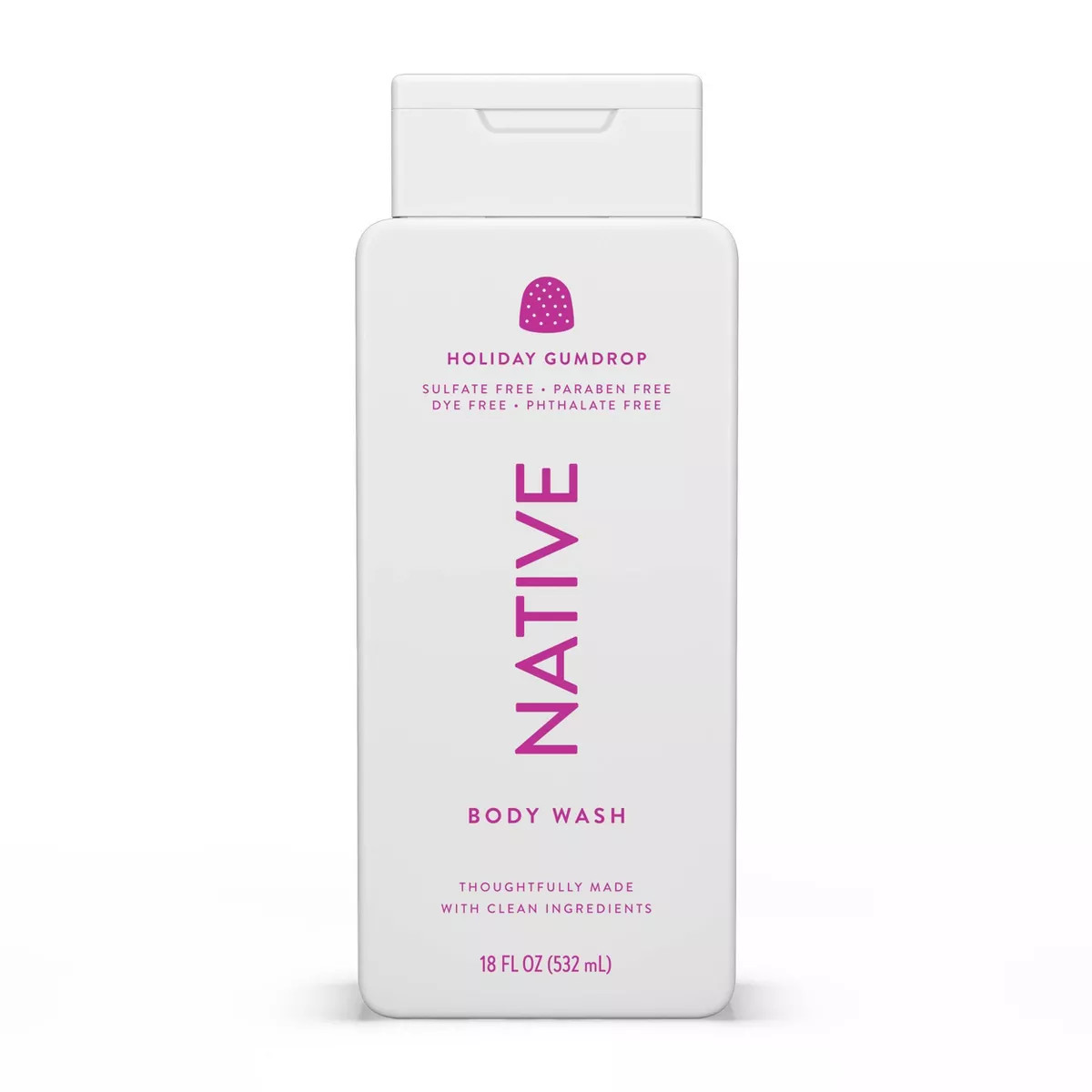 Native Limited Edition Body Wash - Holiday Gumdrop - Sulfate Free - 18 fl oz | Target