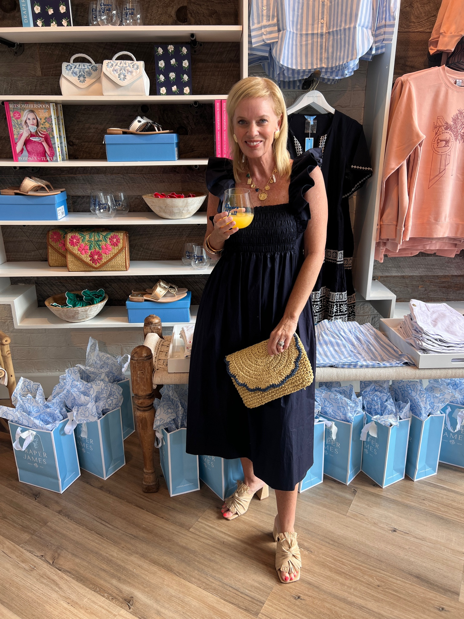 Classic summer dress.  Preppy coastal style.  

#LTKOver40