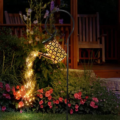 Soane Solar Watering Can Light Garden Stake | Wayfair Professional