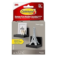 Command Picture Ledge, Damage Free Hanging Floating Shelf with Adhesive Strips, No Tools Picture ... | Amazon (US)