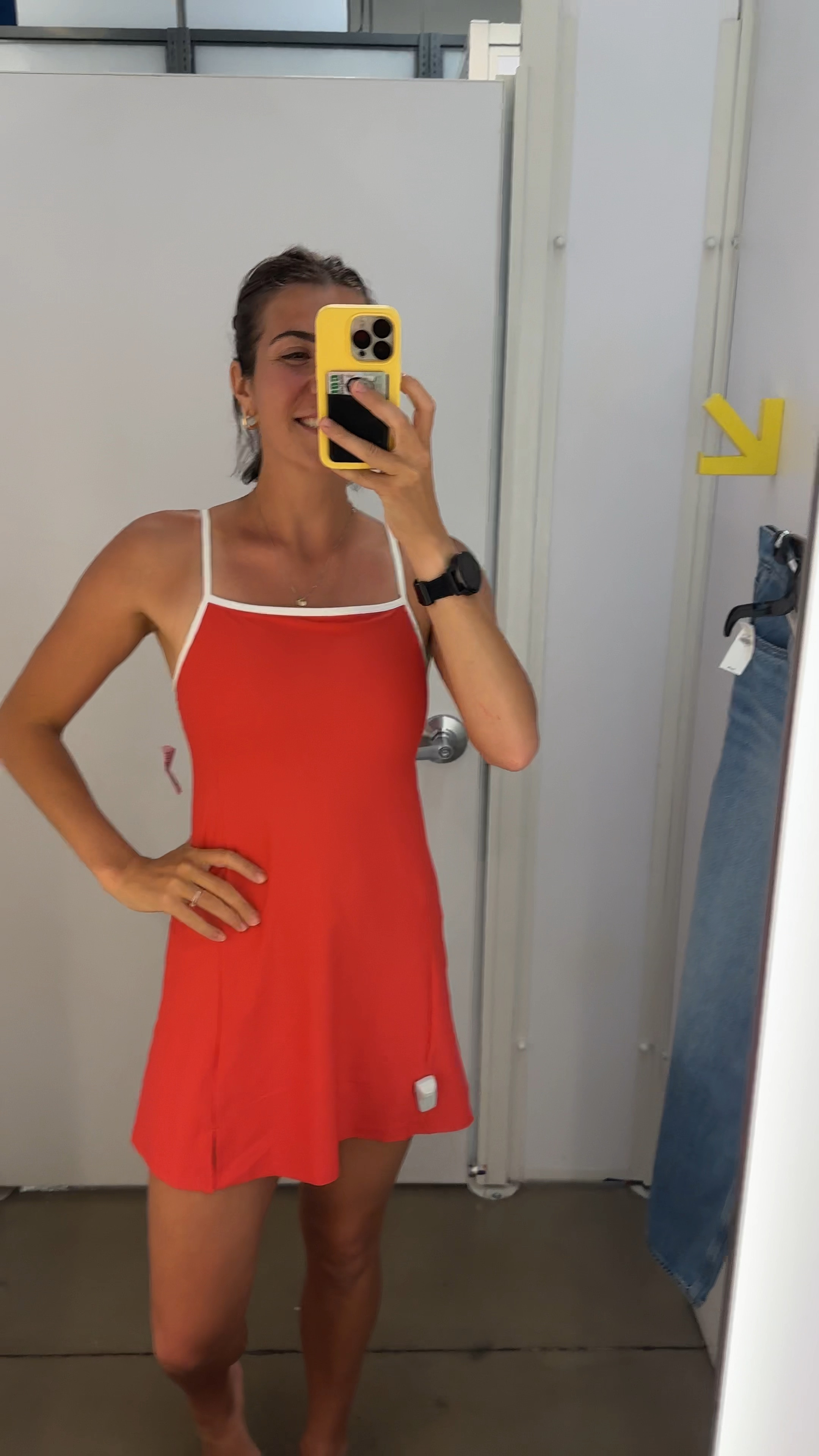 Living in active wear this summer and especially dresses like this! I am wearing a small for reference.y store didn’t have the colors I wanted but there is a cute white & light blue that I am ordering! 

#LTKVideo #LTKSeasonal #LTKActive