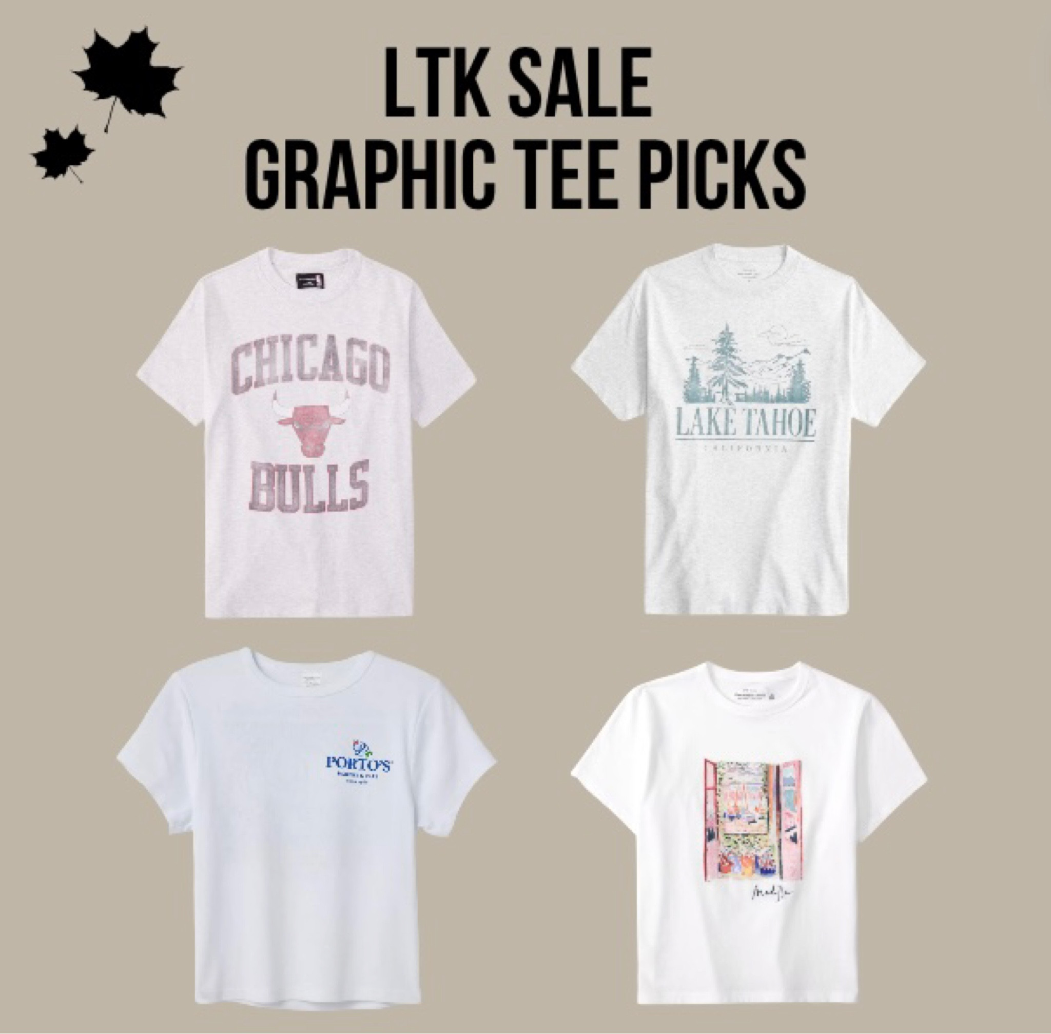 Some of my favorite graphic tees available NOW on the LTK Sale!

Graphic Tees, Urban Outfitters, Baby Tee, Abercrombie 

#LTKSeasonal #LTKSale #LTKfindsunder100