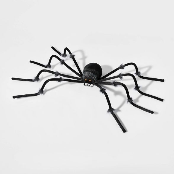 Large Black Plush Spider Halloween Decorative Prop - Hyde & EEK! Boutique™ | Target